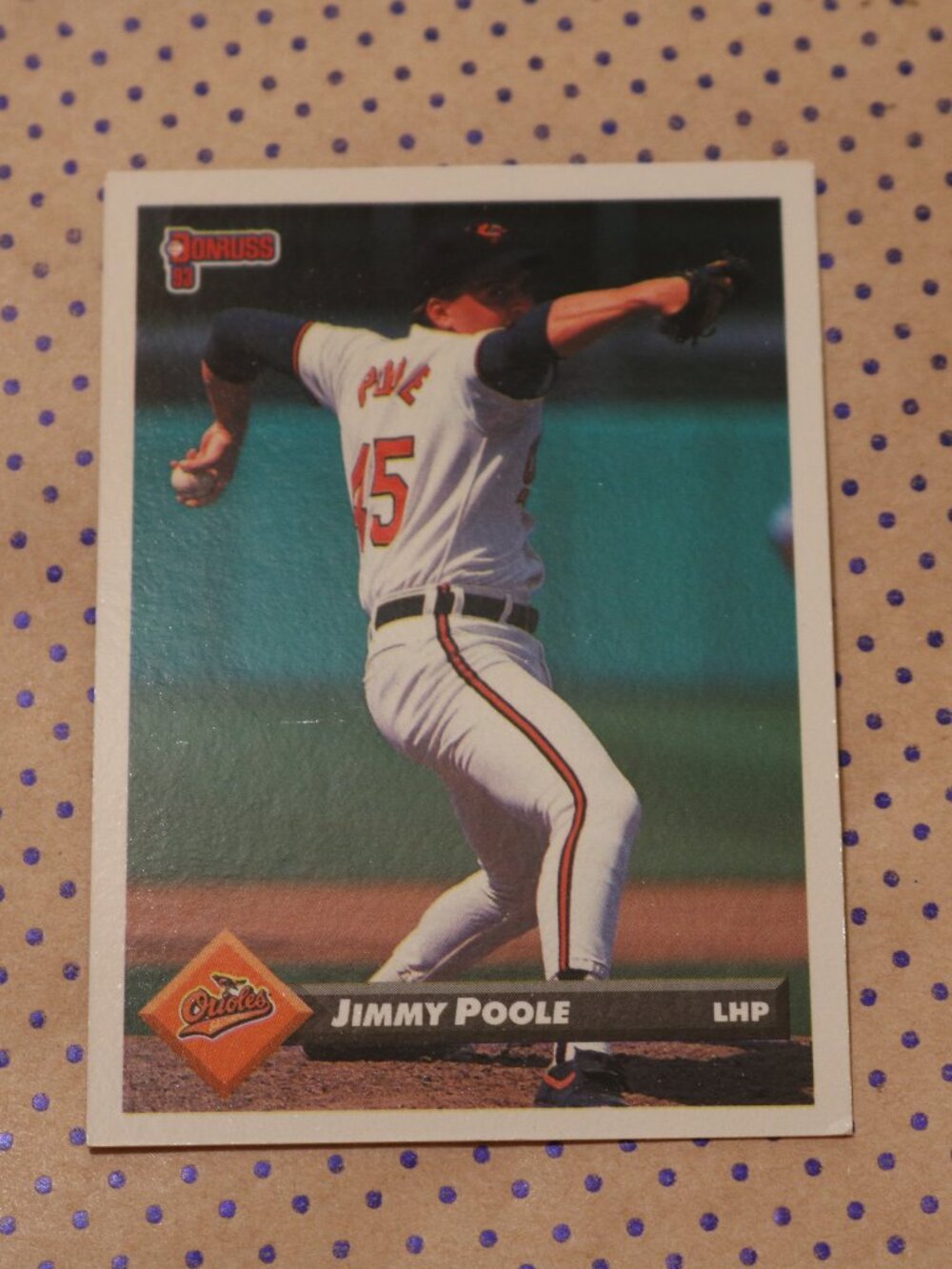 Jimmy Poole #295 Baseball Card (1992)